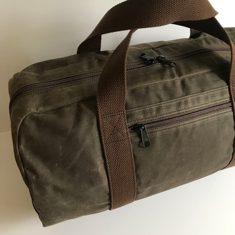 Waxed Canvas Duffle Bag