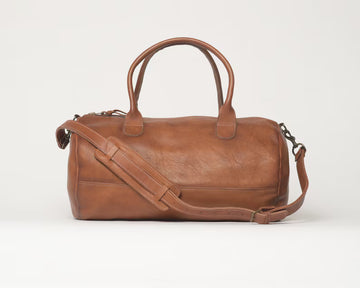 Full Grain Leather Duffle Weekender Bag