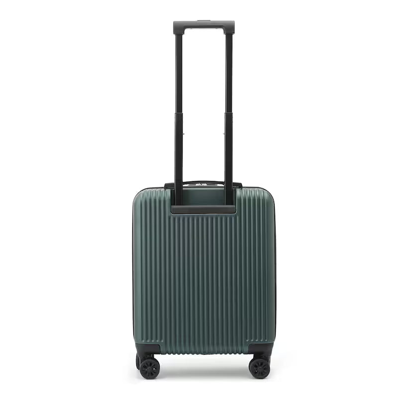 Lightweight ABS Vertical Groove Carry On Hard Shell Suitcase