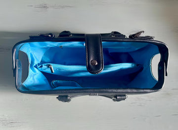 Genuine Leather Mini Boston Bag