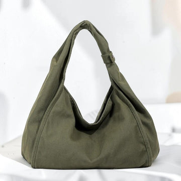 Soft Canvas Adjustable Strap Hobo Tote Bag